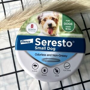 Seresto Small Dog Flea & Tick Collar, 8-Month Protection (Under 18 lb)